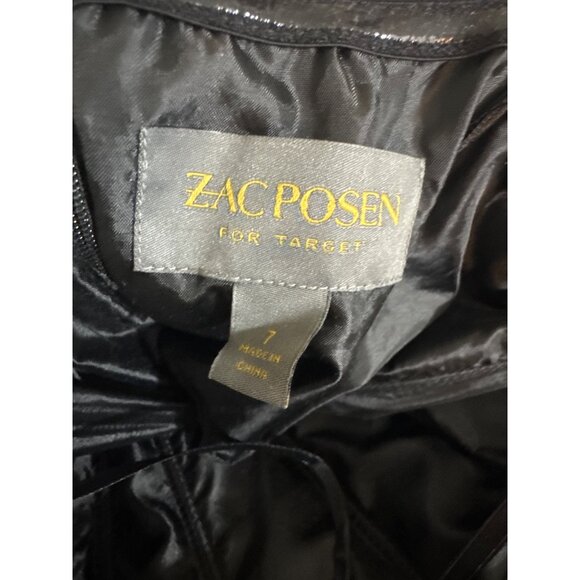 NWT Zac Posen For Target Black Strapless Dress With Optional Ruffled Skirt Size - Picture 8 of 8